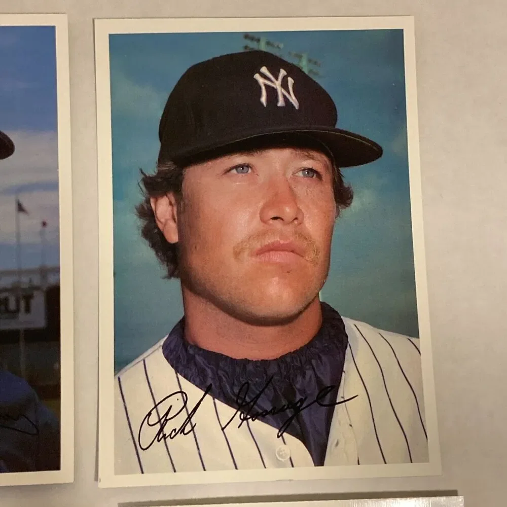 Lot 81 Topps NY Yankees Tall Photo Baseball Cards- Jackson, Nettles, Gossage+++